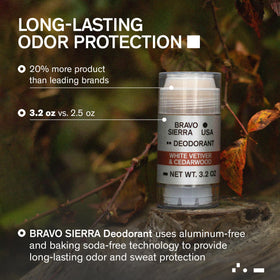 Bravo Sierra stick close-up texture glides clear without residue