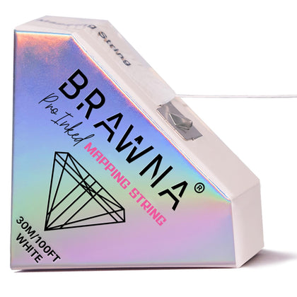 BRAWNA front packaging showing spool and cutter for quick identification and tidy storage