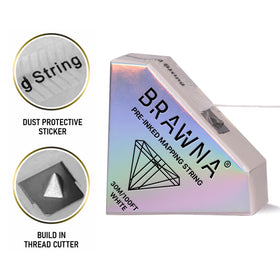 BRAWNA thread texture detail highlighting thin polyester for crisp non-fraying lines
