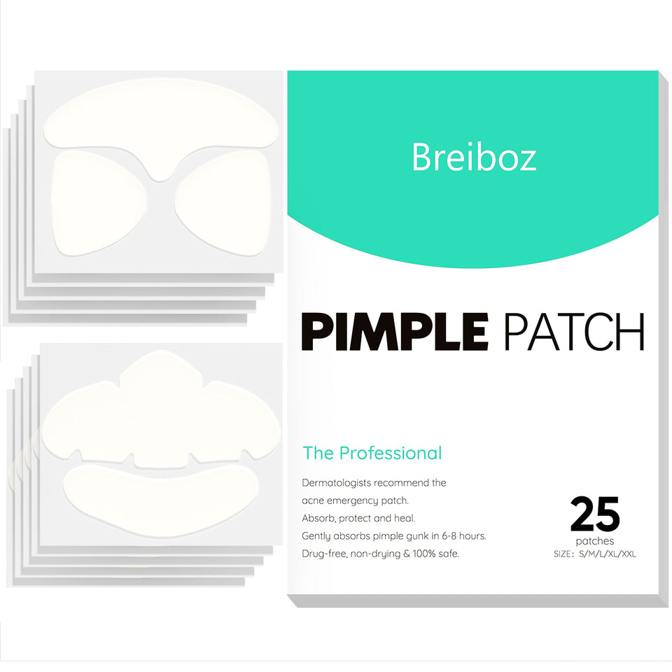breiboz front packaging showing five-pack for full-face coverage and convenience