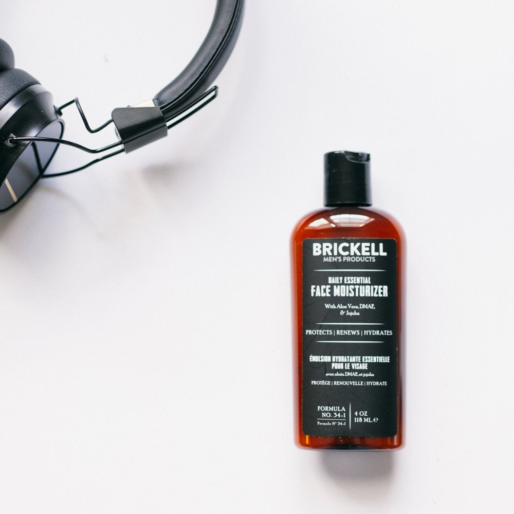 Brickell application on hand demonstrating smooth spreadability and quick absorption