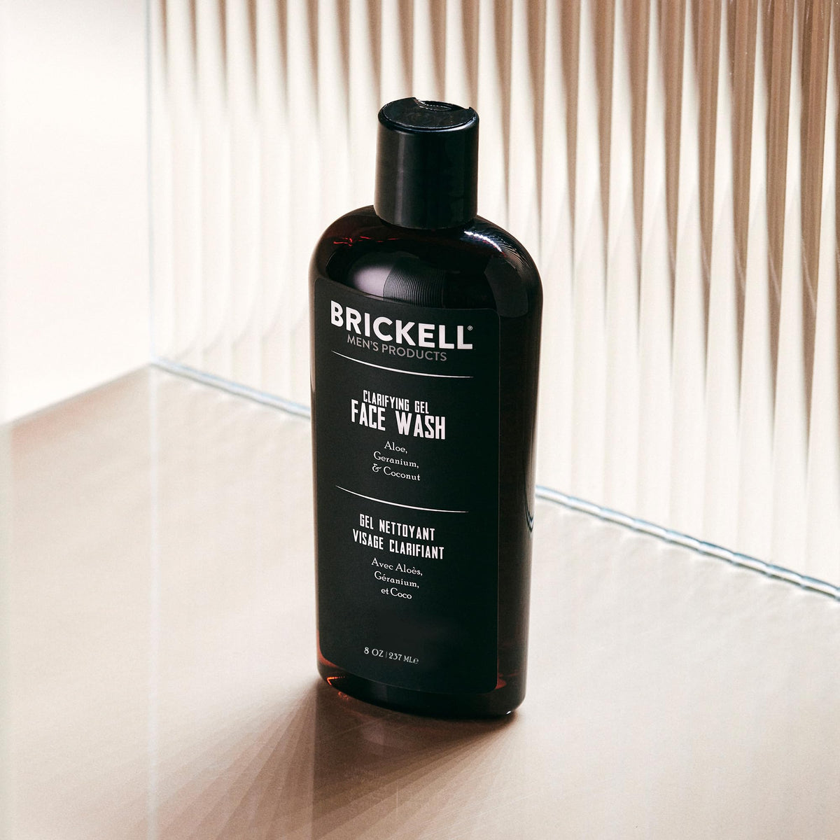 Brickell foam texture close-up showing rich lather for deep cleansing