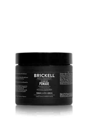 Brickell jar front packaging showing label and strong matte hold
