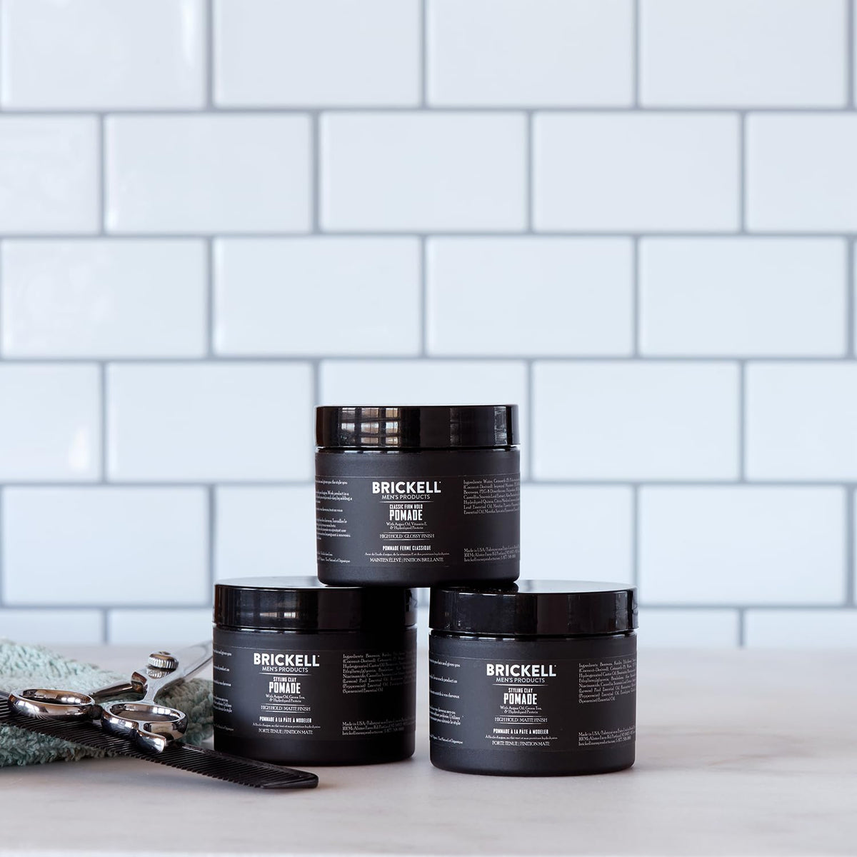 Brickell ingredient close-up with argan oil highlighting conditioning benefit