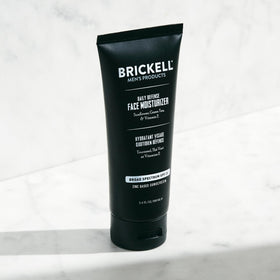 Brickell Men's Products close-up of lotion texture showing lightweight absorption benefit