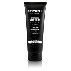 Brickell Men’s tube front view showing label and travel-ready design benefit
