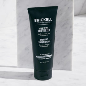 Brickell Men’s close-up of creamy texture demonstrating fast absorption benefit