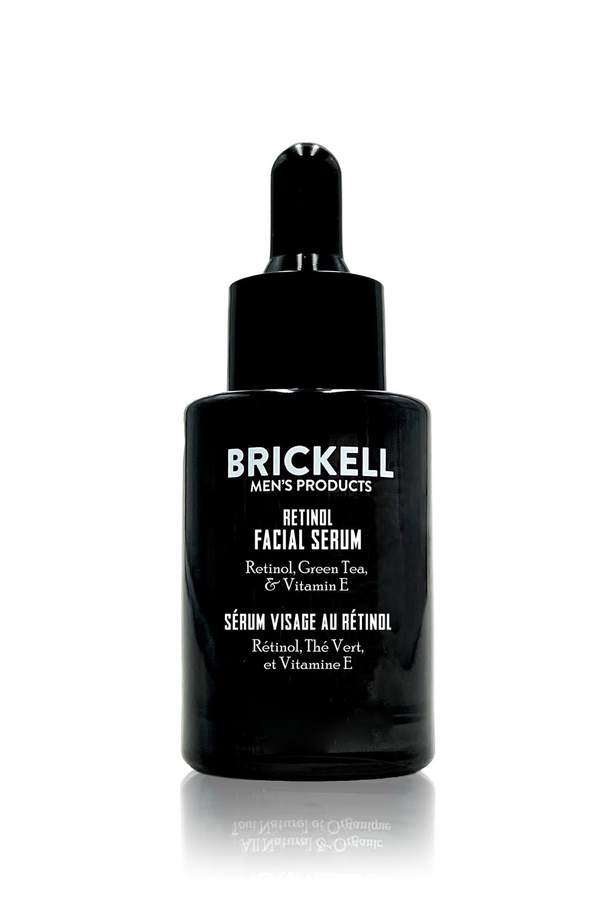 Brickell front bottle displaying clean minimal packaging and firming benefits