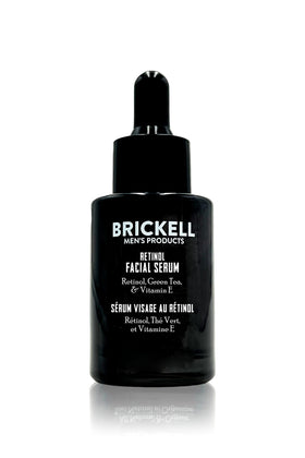 Brickell front bottle displaying clean minimal packaging and firming benefits