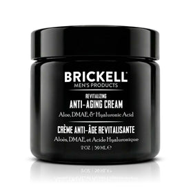 Brickell Men's Products front jar unscented showing clean packaging and benefit of clarity