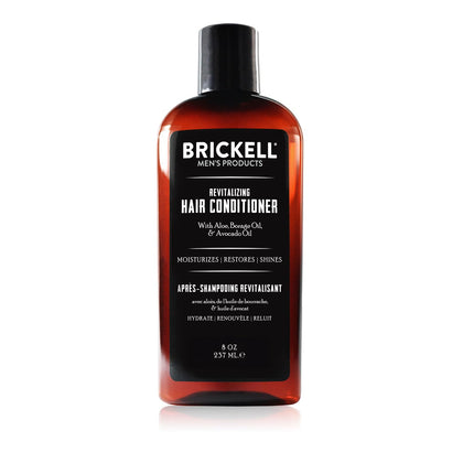 Brickell Men's Products front bottle view showing label and premium packaging benefit