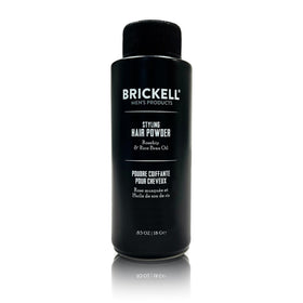 Brickell front packaging showing powder container and clear labeling for easy identification