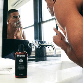 Brickell hyaluronic acid ingredient bottle highlighting deep hydration and visible plumping benefit