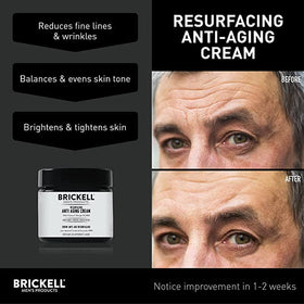 Brickell Men's Products label closeup showing key ingredients list for ingredient transparency