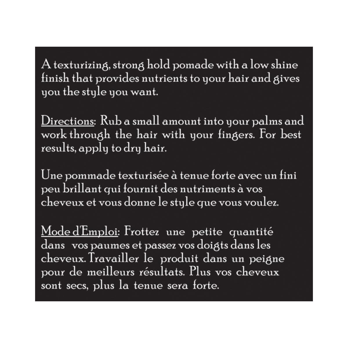 Brickell Men’s Products styled hair side profile showing natural low-shine textured finish