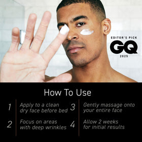 Brickell Men's Products swatch on skin showing absorption and non-greasy benefit