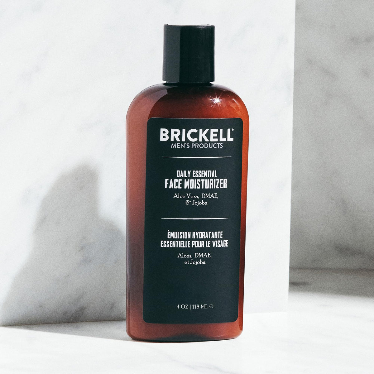 Brickell pump top dispensing controlled amount for convenient, mess-free use