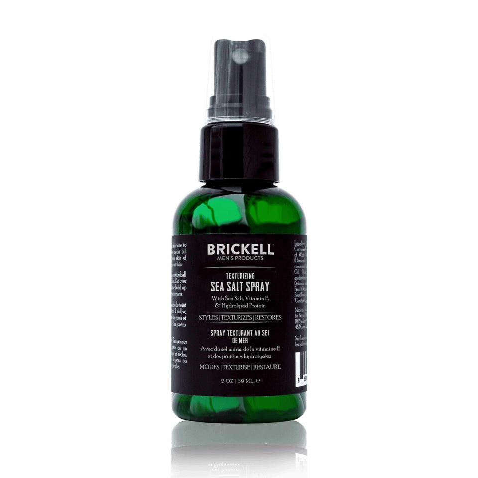Brickell Men's Products front packaging showing bottle and label benefits