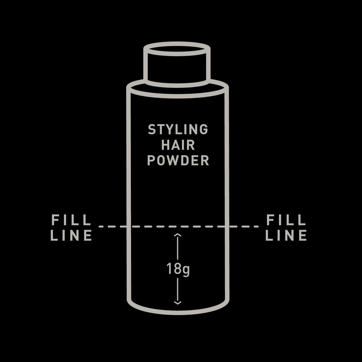 Brickell 18g powder beside a coin to show compact travel-friendly size