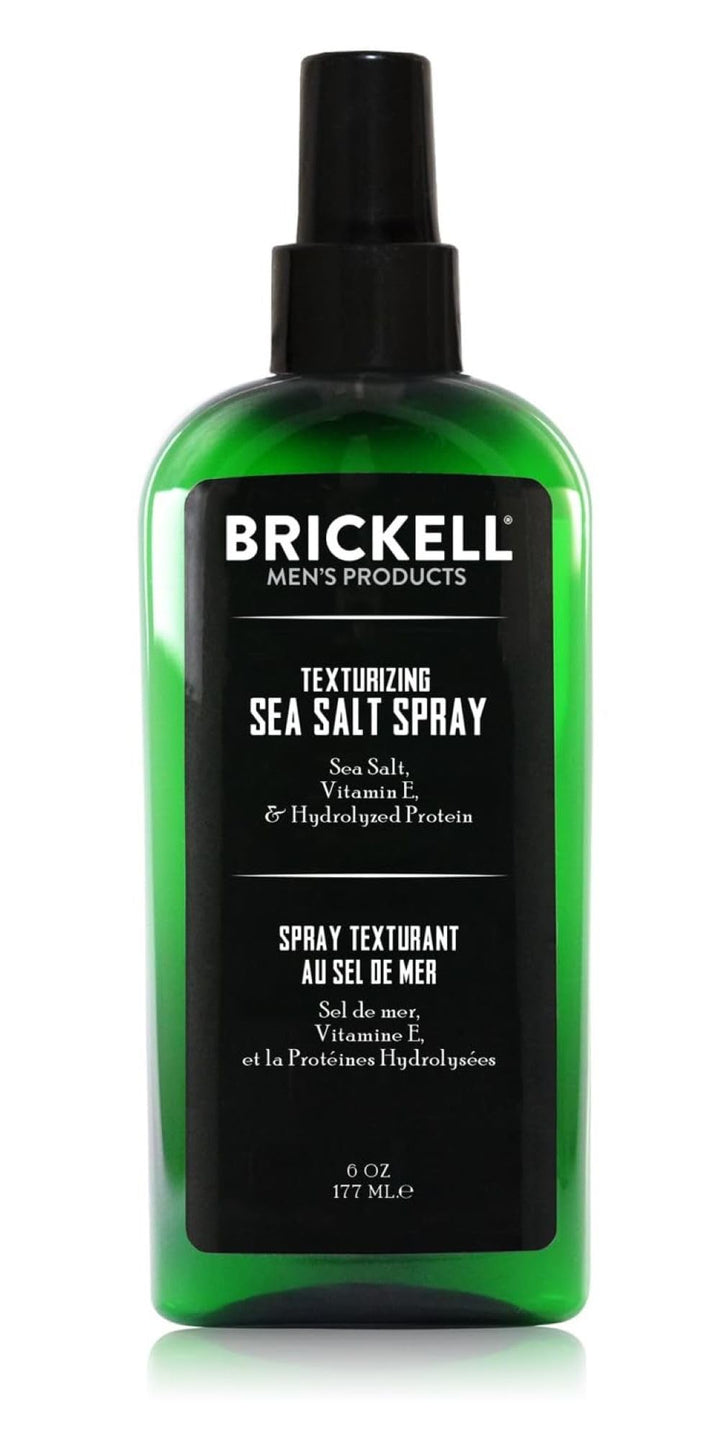Brickell bottle front view showing label and size for easy identification and purchase