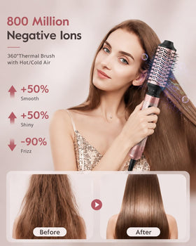 Brightup concentrator dryer in use speeding dry time with focused airflow benefit