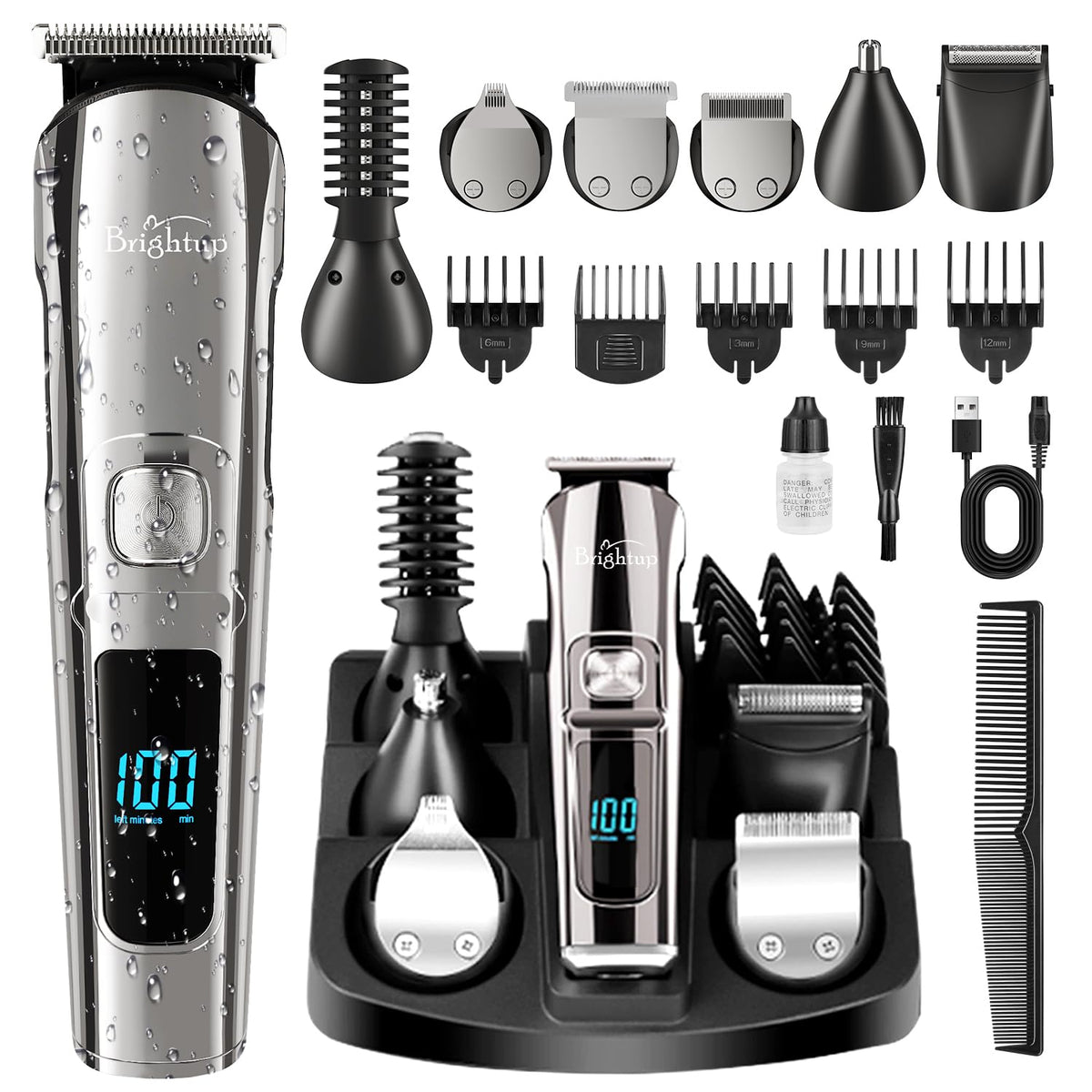 Brightup front view with packaging showing kit contents and gifting appeal
