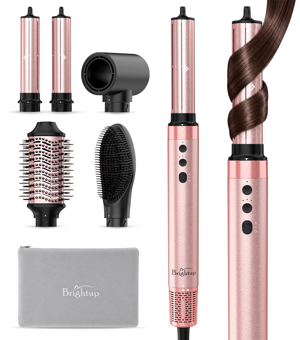 Brightup front view with attachments showing complete kit and easy organization