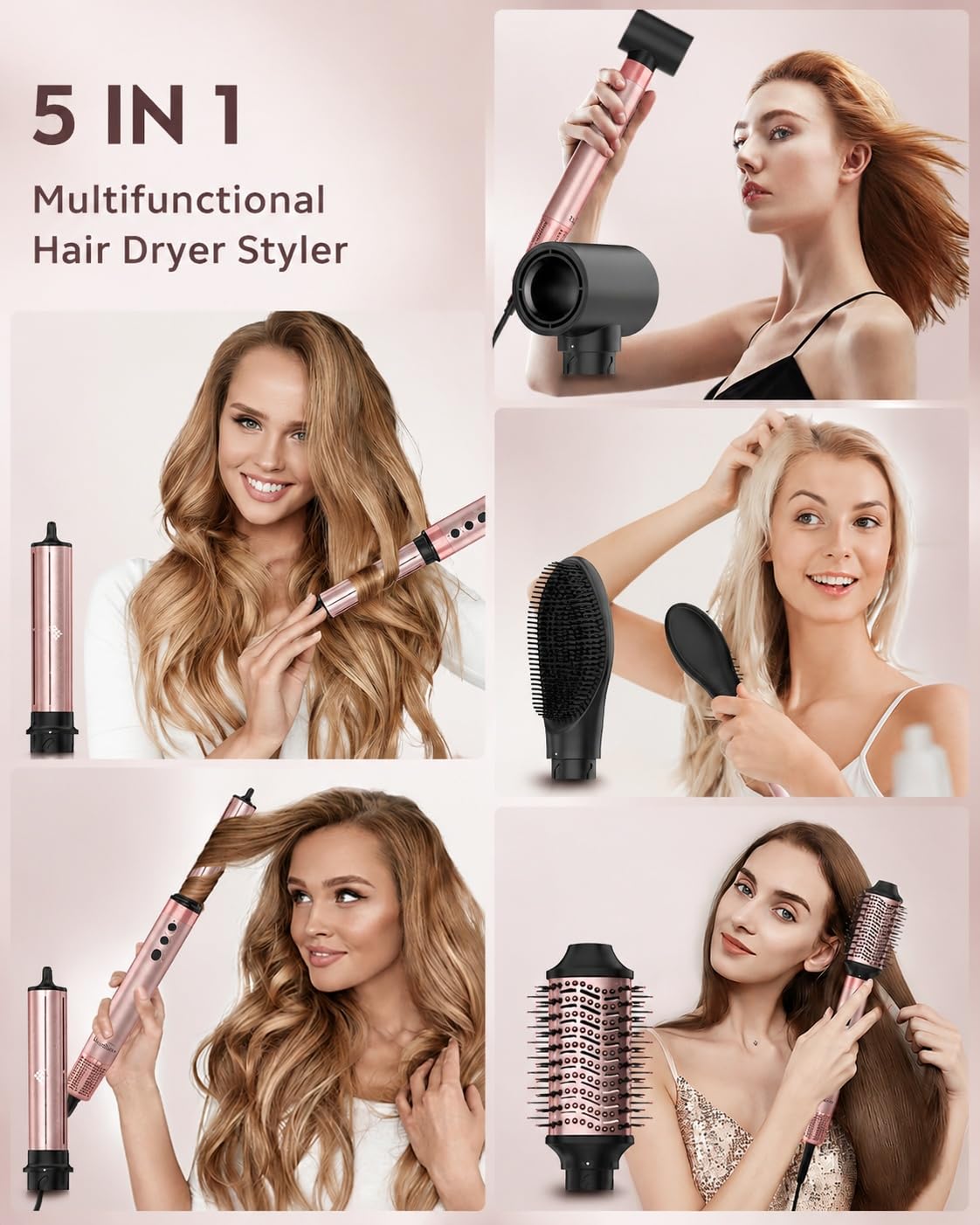 Brightup thermal brush close-up highlighting bristles and ionic coating for volume
