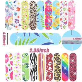 Brillantreal colorful designs spread of mini files, visually appealing for party favors