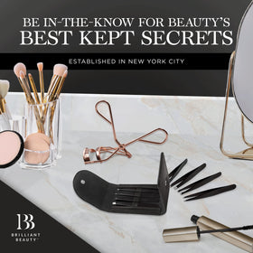 Brilliant Beauty packaging with award badge indicating trusted quality and performance