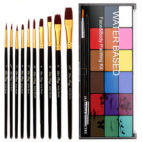 BRIMFULITE front packaging showing compact palette and included brushes for easy transport