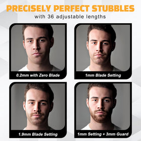 Brio side profile emphasizing quiet motor design for low-noise grooming benefit