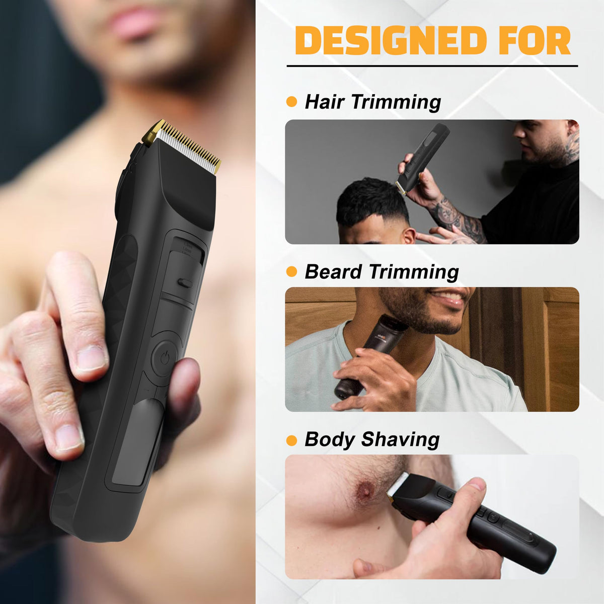 Brio Beardscape V2 on bathroom counter in lifestyle setting for everyday use benefit
