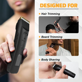 Brio Beardscape V2 on bathroom counter in lifestyle setting for everyday use benefit