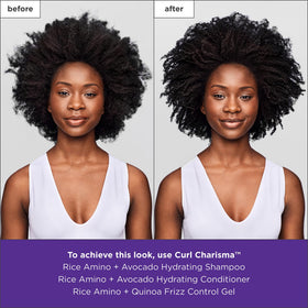 Briogeo applying conditioner to wet hair illustrating detangling benefit