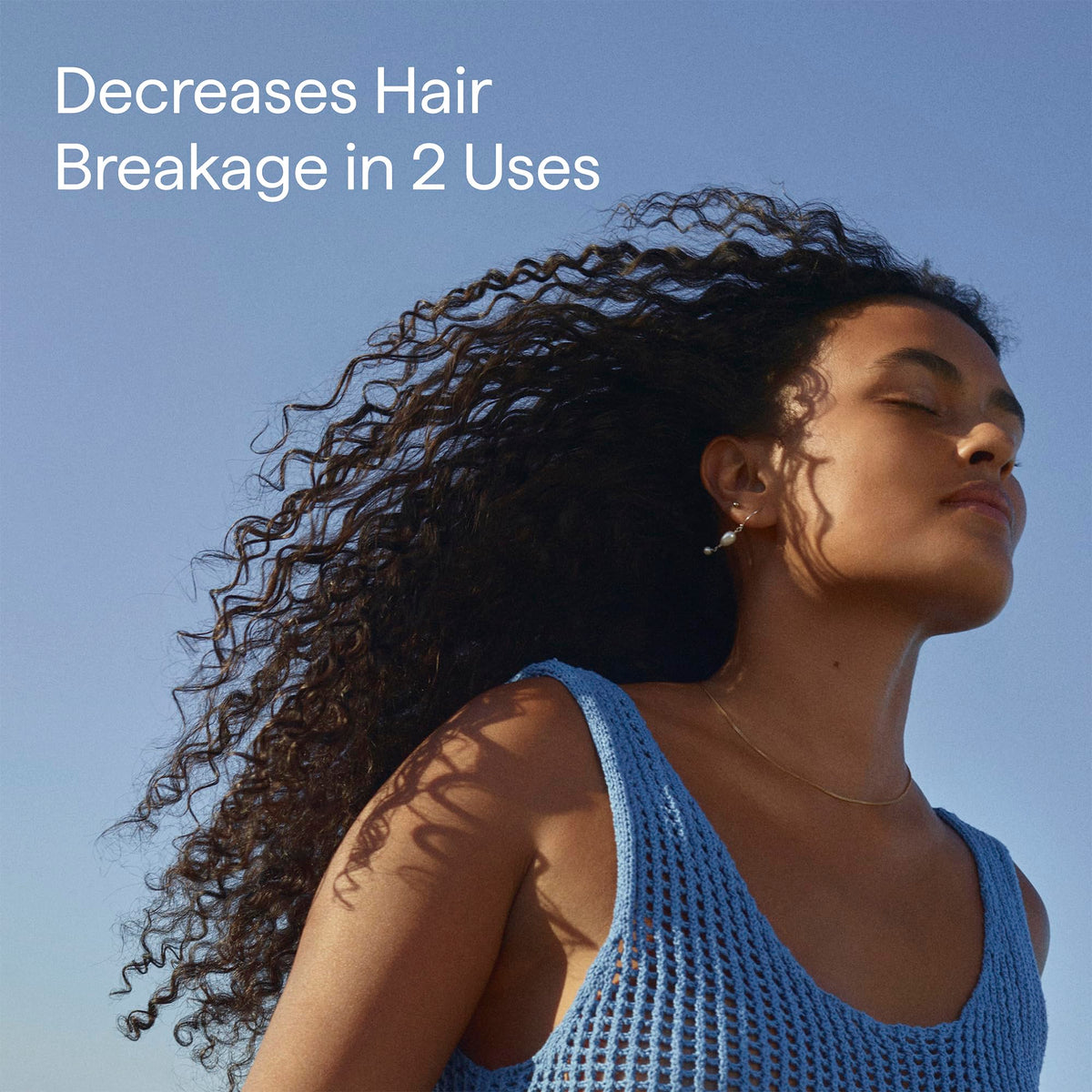 Briogeo before and after hair results showing improved strength