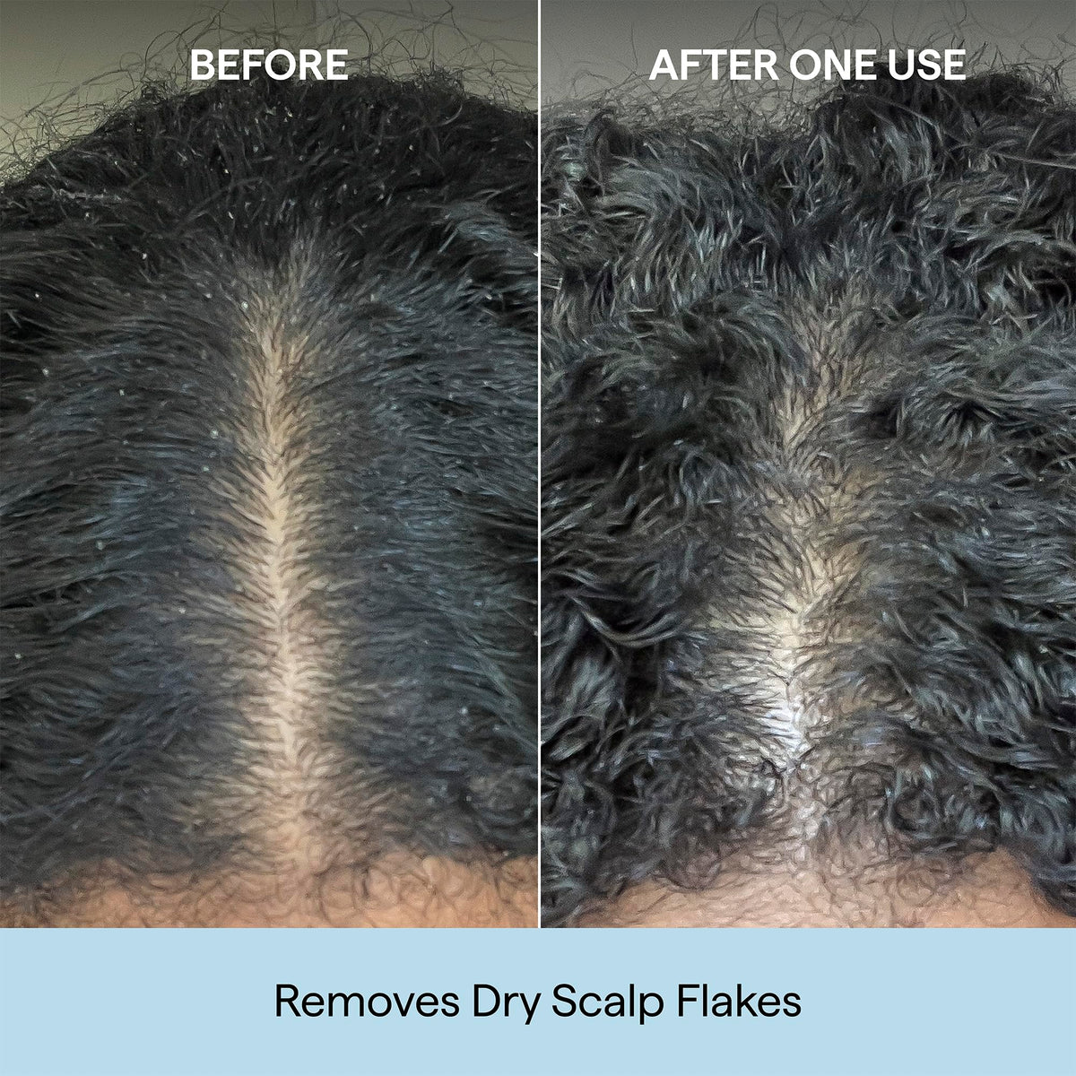 Briogeo charcoal and plant exfoliant granules demonstrating detox action