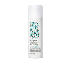 Briogeo front bottle shot showing sleek packaging and volume benefit