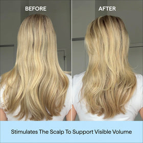 Briogeo shampoo lather texture demonstrating gentle foaming and lightness