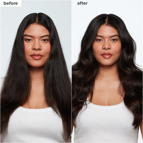 Briogeo foam texture close-up demonstrating lightweight airy mousse for effortless volume