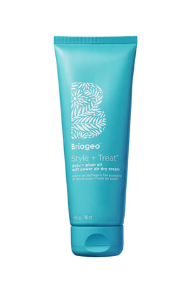 Briogeo bottle front label showing product name and size for clear identification