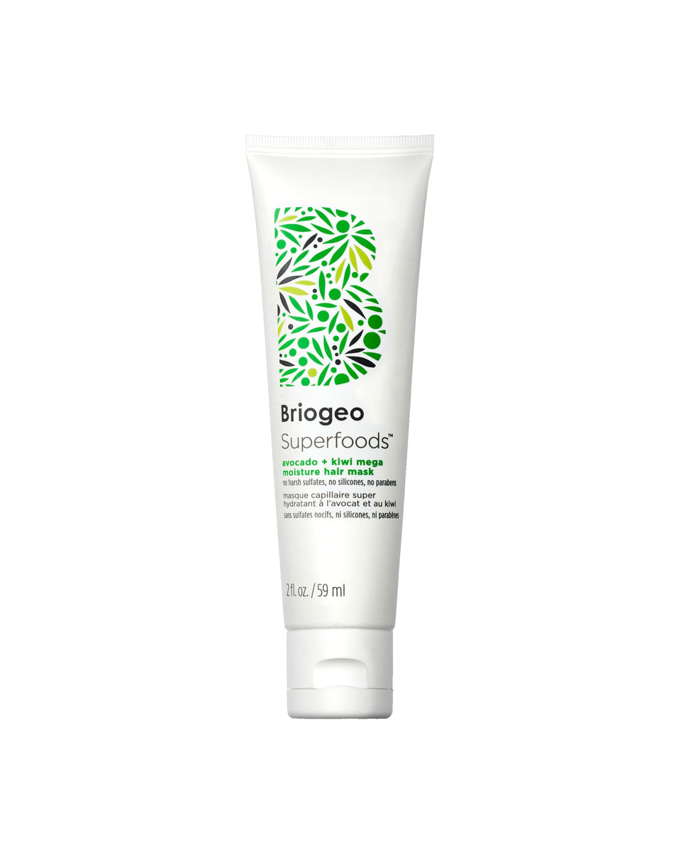 Briogeo front jar showing packaging and product name for clear identification and trust