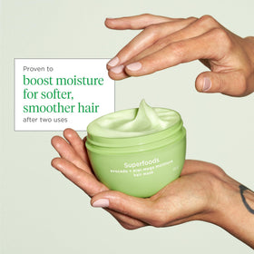 Briogeo product label displaying clean-ingredient claims for peace of mind