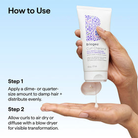 Briogeo on a bathroom shelf in a lifestyle setting for everyday use