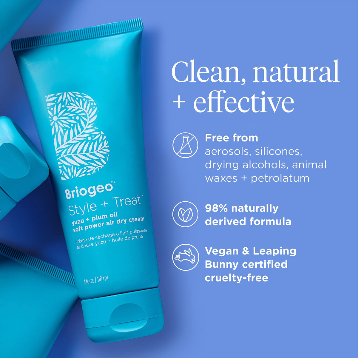 Briogeo product staged on bathroom vanity in natural light for everyday use appeal