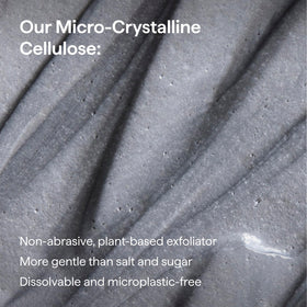 Briogeo mint-charcoal lather close-up illustrating cooling, refreshing foam