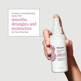 Briogeo milky texture pouring to show lightweight hydration and control