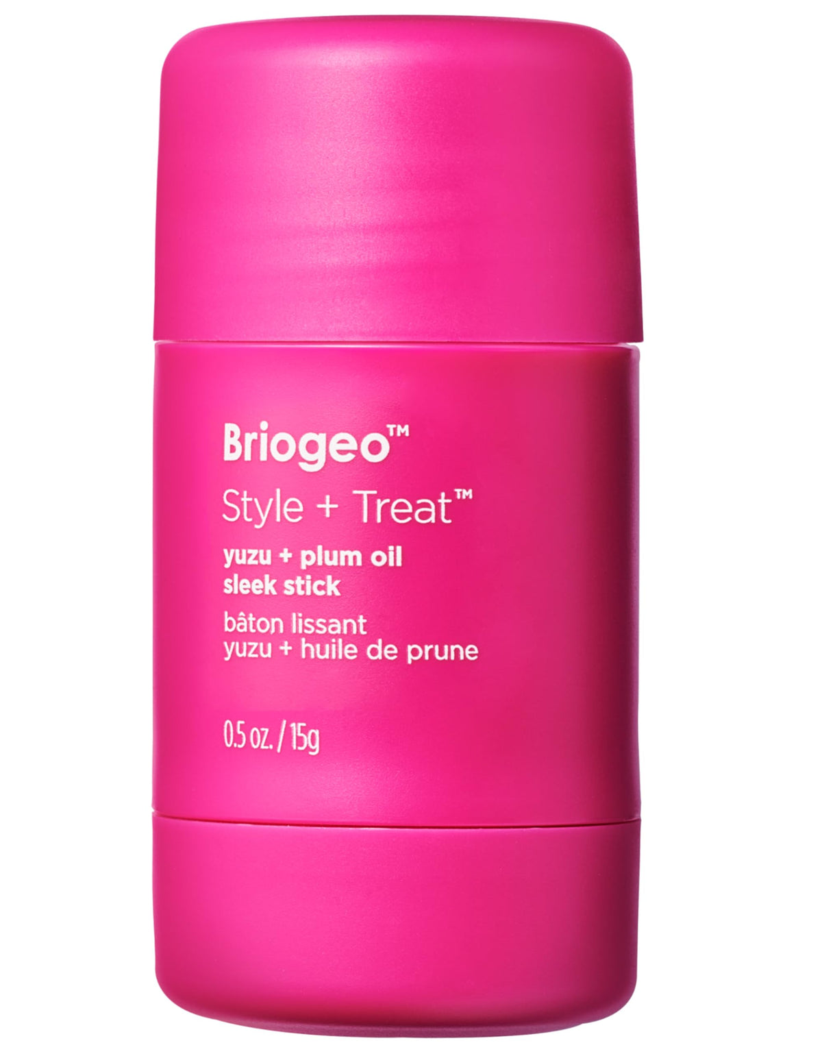 Briogeo sleek stick front packaging showing compact travel-ready balm