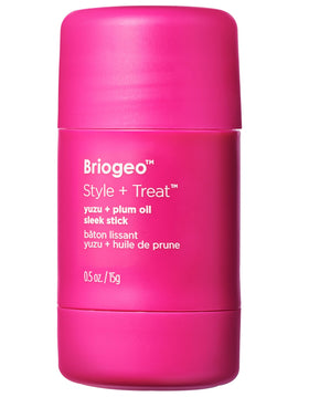 Briogeo sleek stick front packaging showing compact travel-ready balm