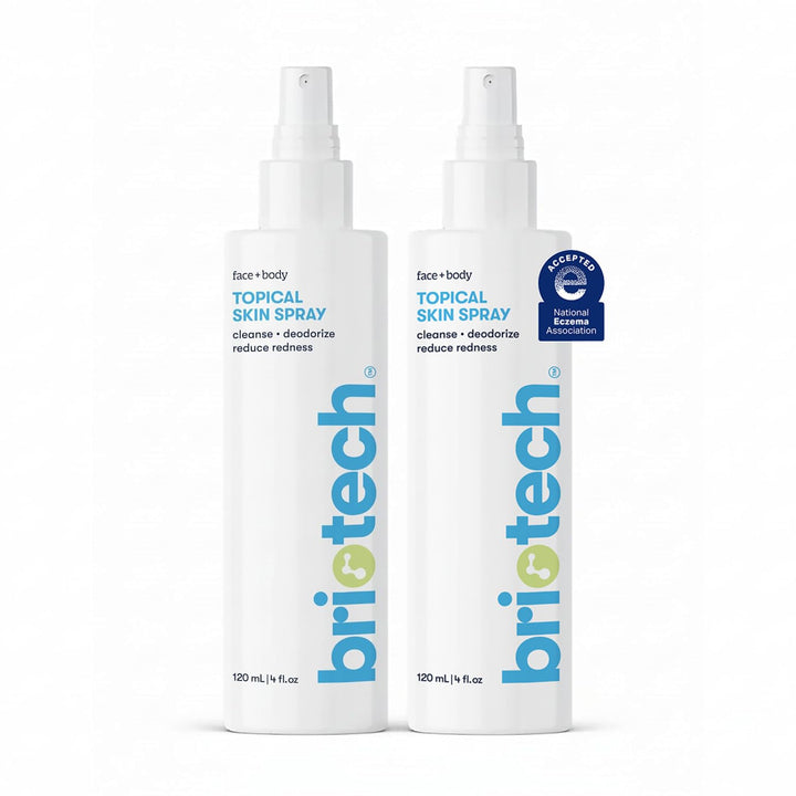 BRIOTECH front packaging of 4 oz two-pack showing clean clinical design and reassurance